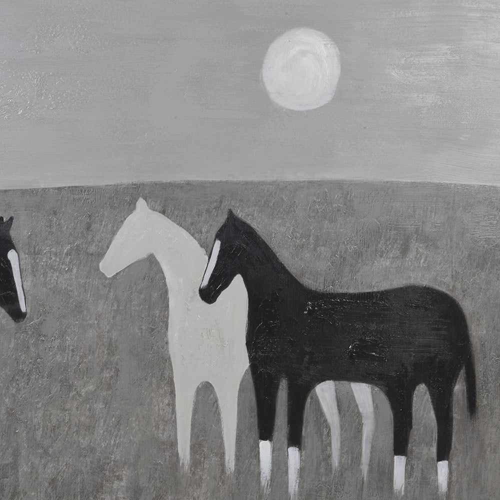 Moonlit Herd Canvas