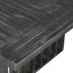 Ex-Display Black Woodwash Dining Table