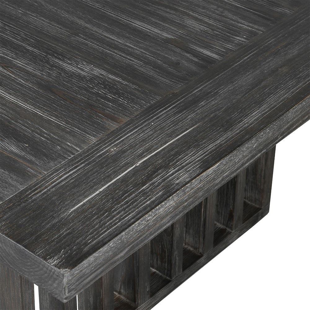 Ex-Display Black Woodwash Dining Table