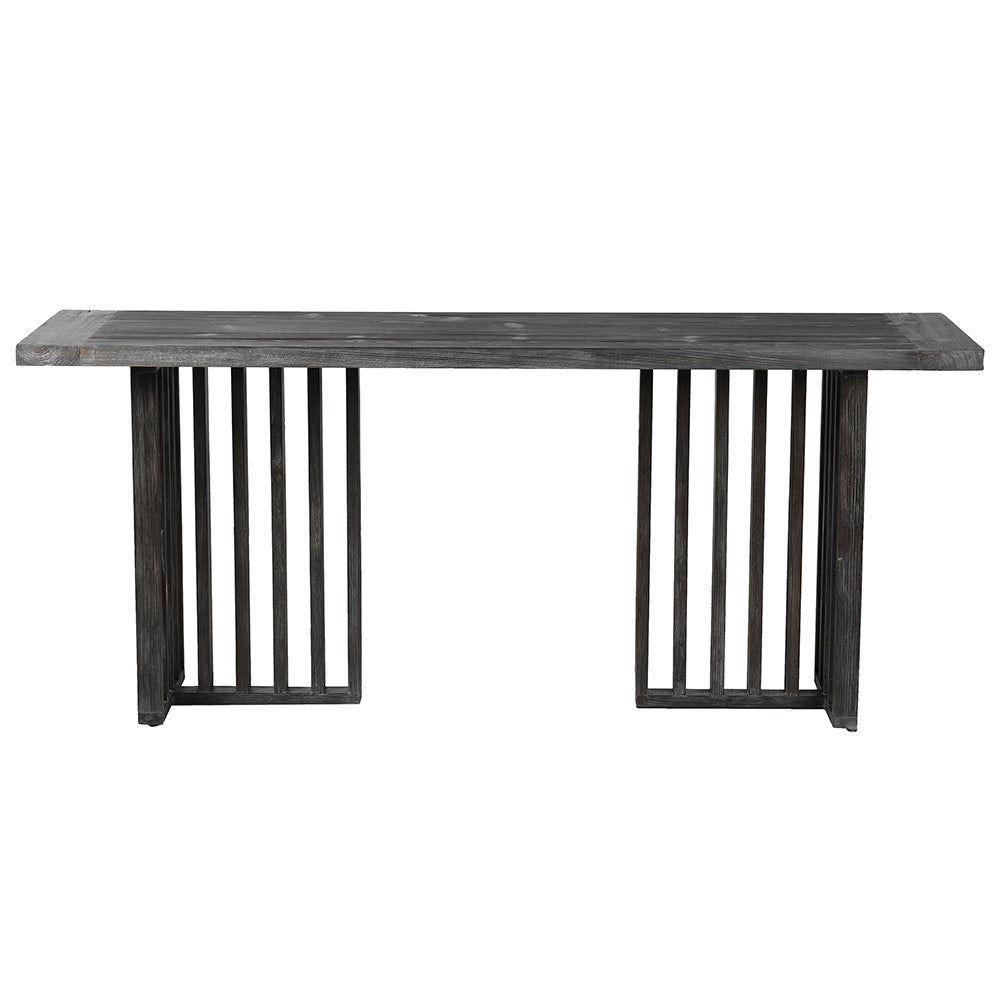 Ex-Display Black Woodwash Dining Table