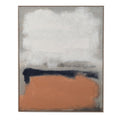 Neutral Framed Abstract Canvas