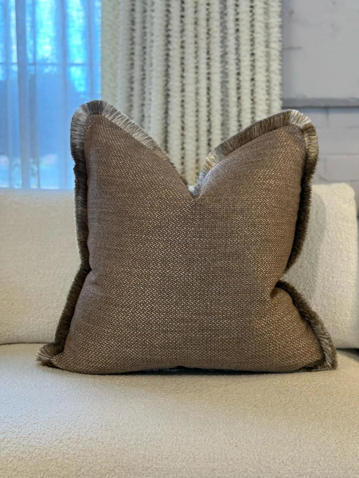 Clarendon Cognac Cushion
