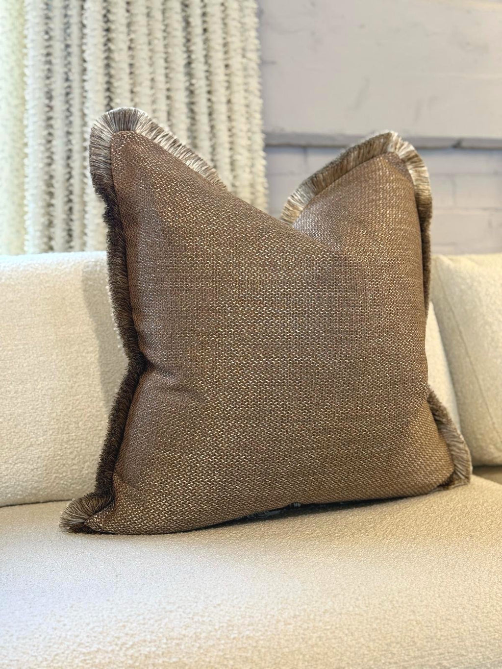 Clarendon Cognac Cushion