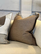 Clarendon Cognac Cushion