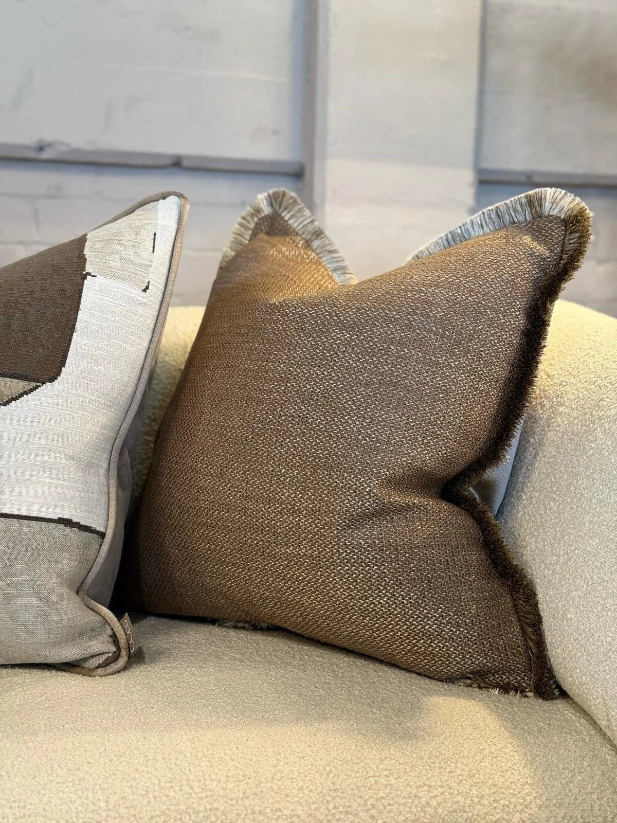 Clarendon Cognac Cushion