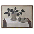 Plante Et Fruits Framed Canvas