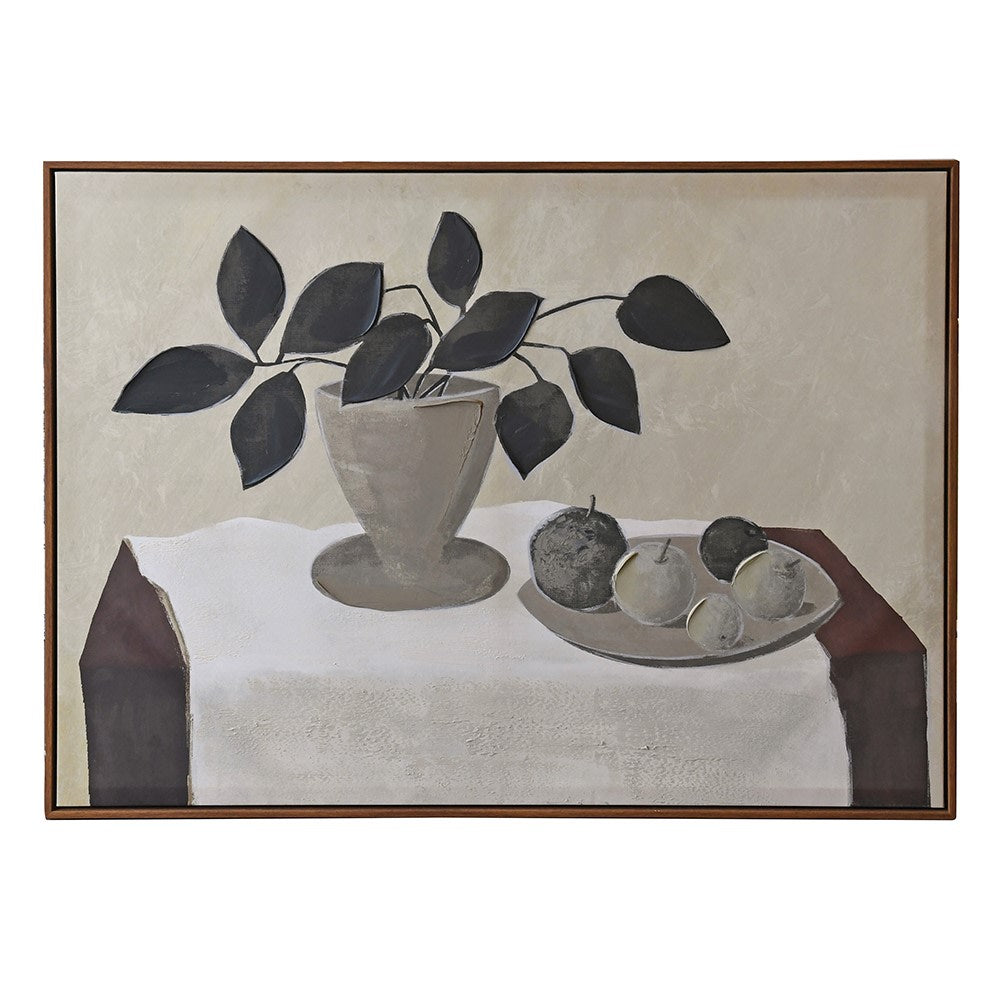 Plante Et Fruits Framed Canvas