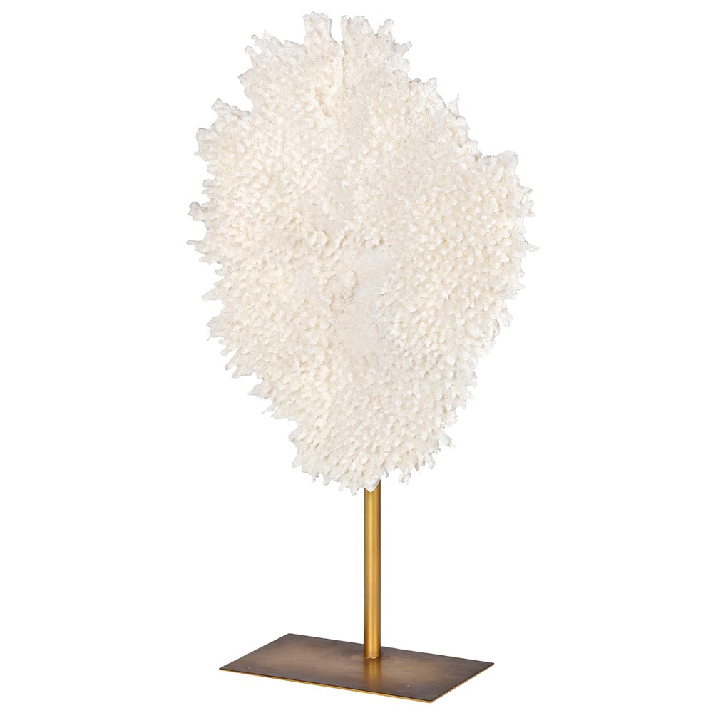 Faux Coral On Stand Ornament