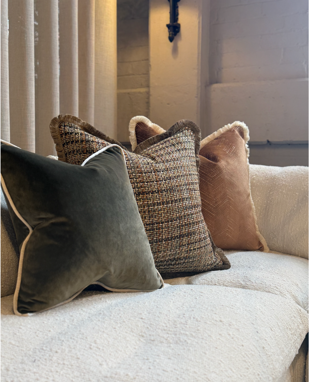 Limited Edition 'Faveur Mole' Velvet Cushion