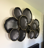 Arlow Disc Black Metal Wall Art