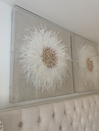 Feather & Shell Box Wall Art