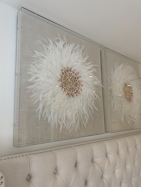 Feather & Shell Box Wall Art