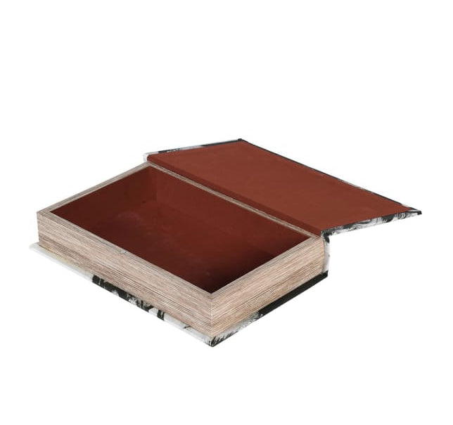 Set of 2 Brush Stroke Book Boxes