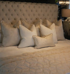 Beau Chalk Bed Cushion Set