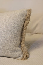 'Fergus Chalk' Boucle Cushion