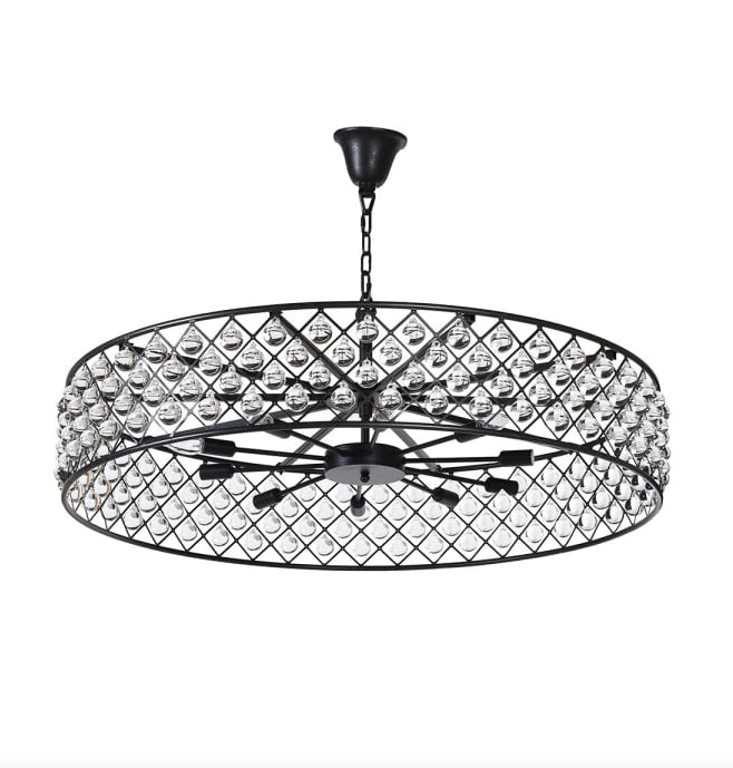 Round Glass Baubles Chandelier