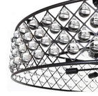 Round Glass Baubles Chandelier