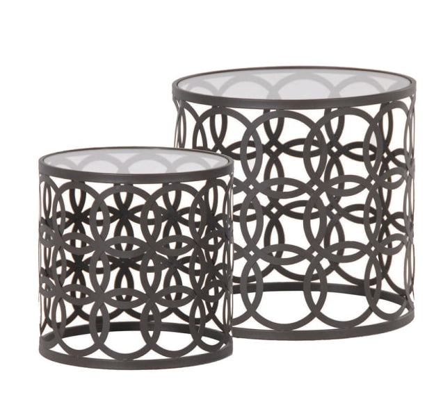 Set of 2 Round Nesting Tables