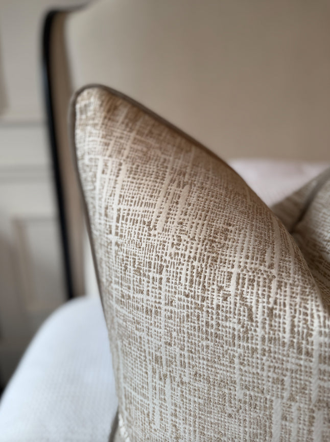 Limited Edition 'Mellifere Taupe' Bed Cushion Set