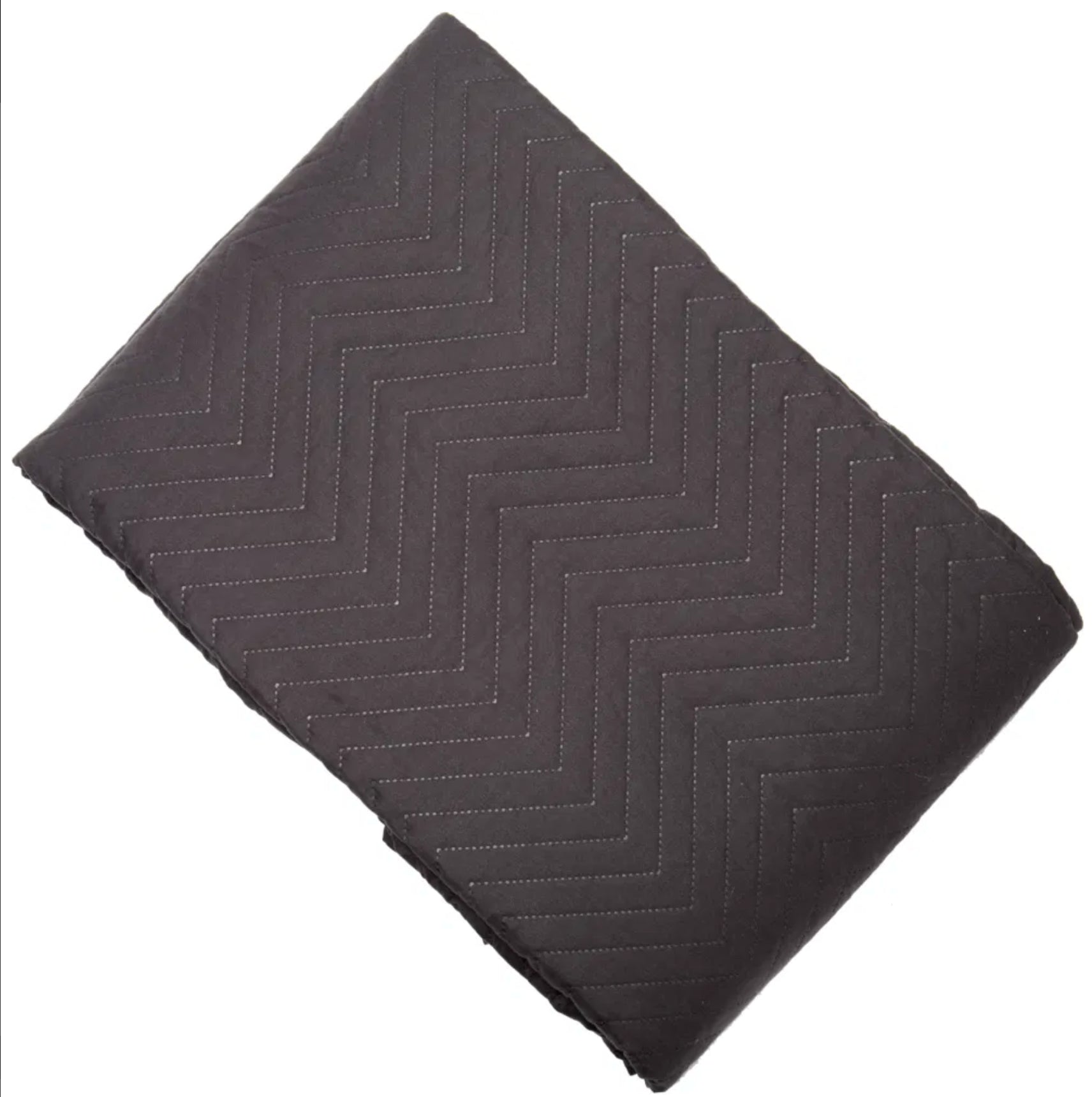 Chevron Black King Bedspread