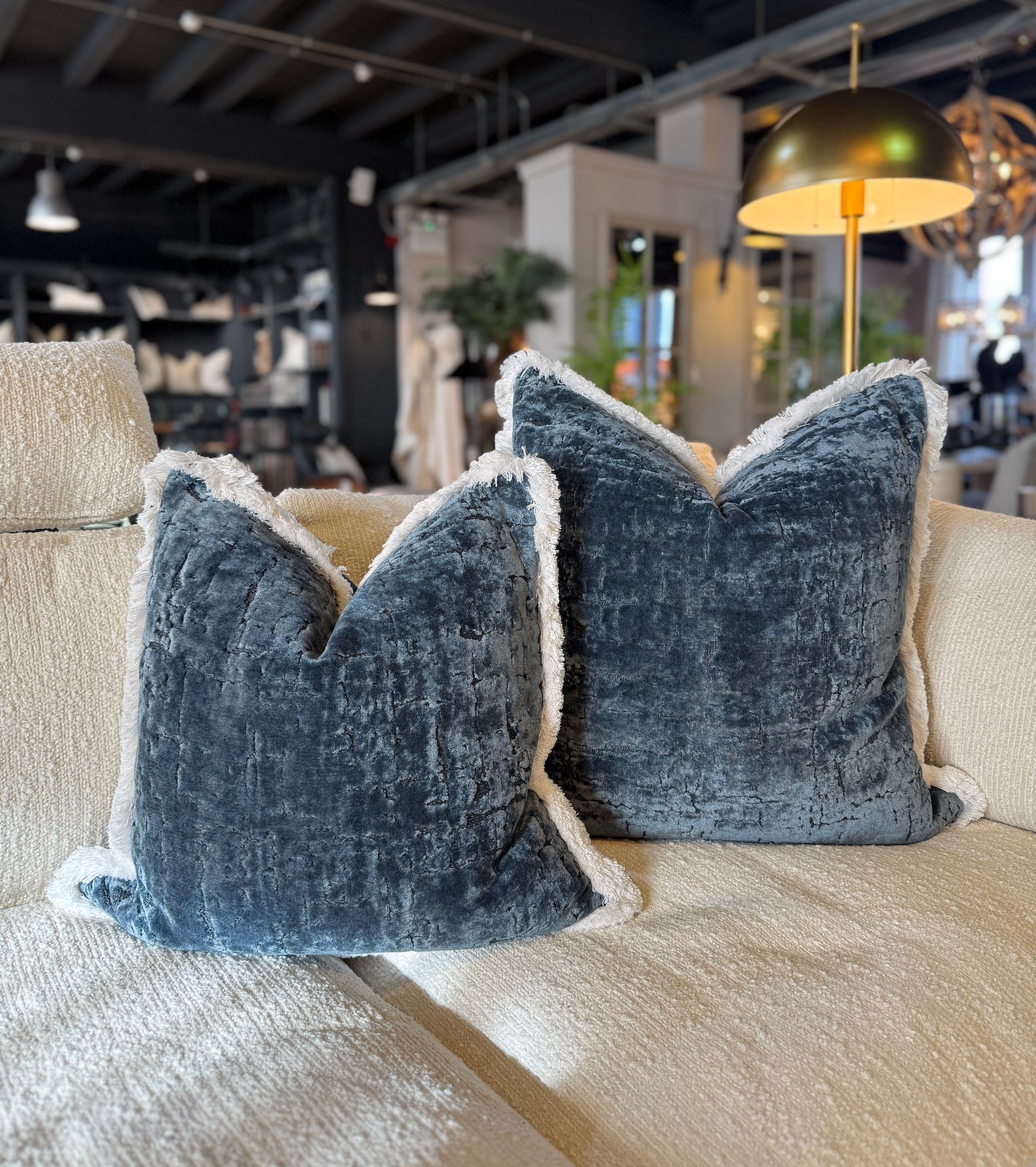 Ex-Display Set of 2 Ellice Ocean cushions