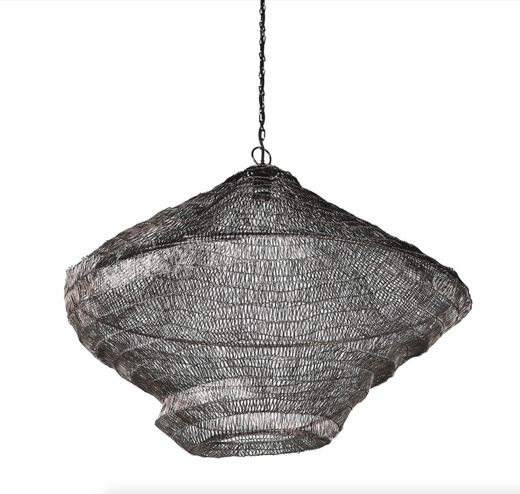 Woven Wire Pendant Light
