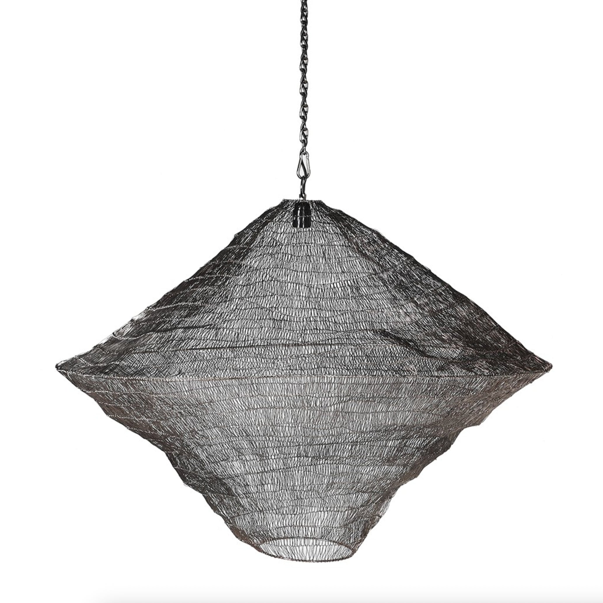 Woven Wire Pendant Light