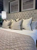 The Stone & Ivory Bed Cushion Set