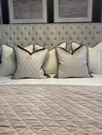 The Stone & Ivory Bed Cushion Set