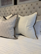 The Stone & Ivory Bed Cushion Set