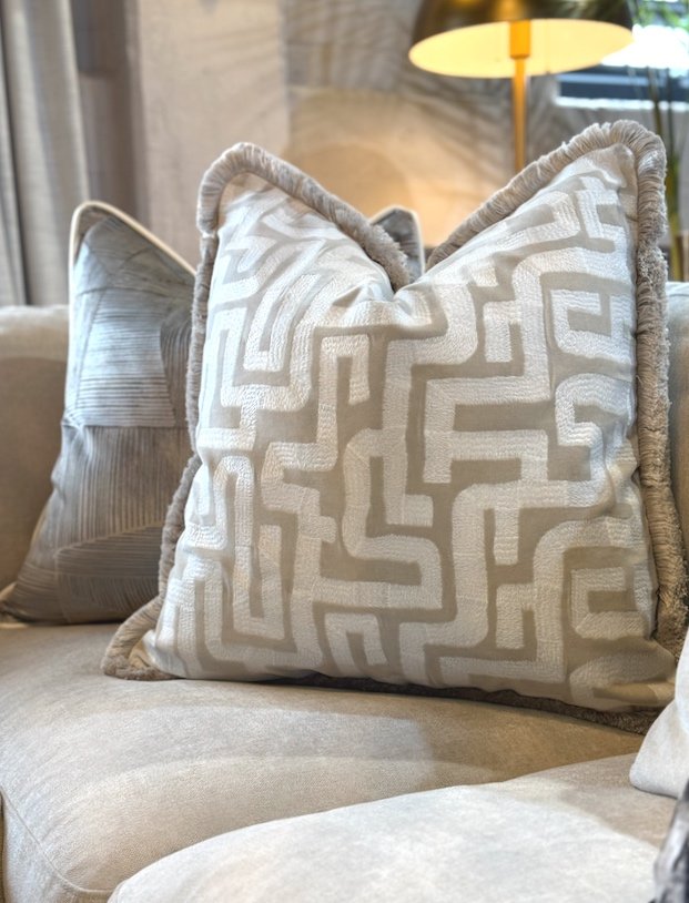 Labyrinth Moonbeam Cushion