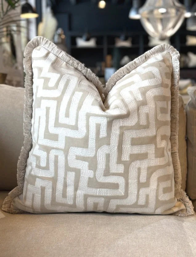 Labyrinth Moonbeam Cushion