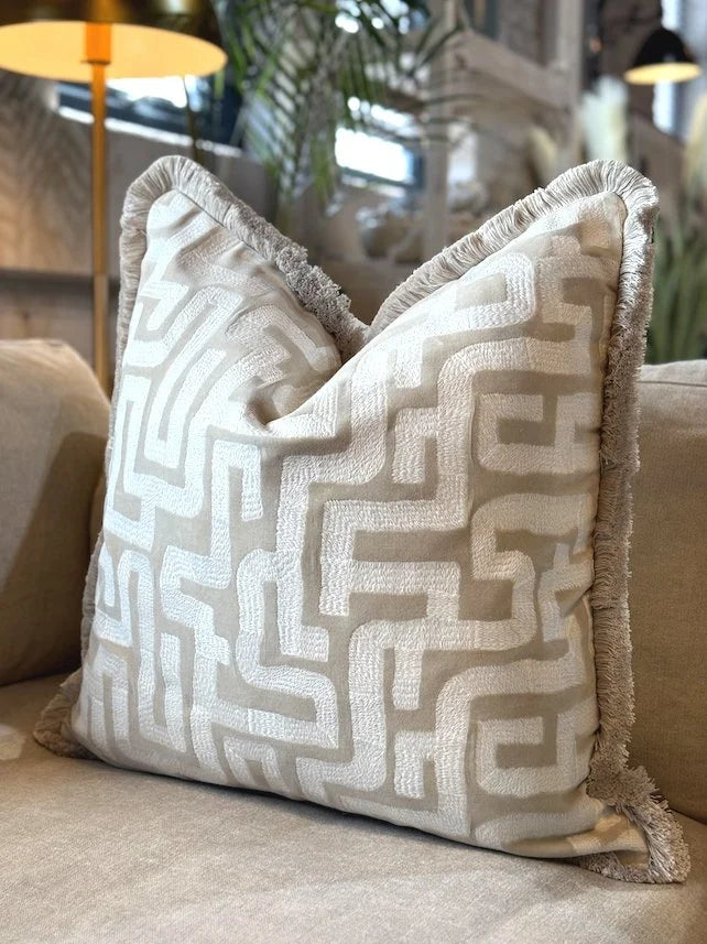 Labyrinth Moonbeam Cushion
