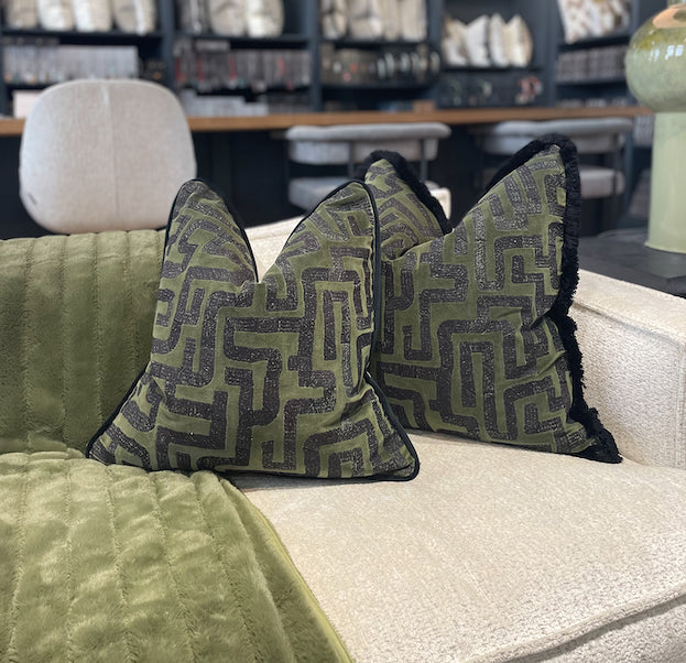 Labyrinth Hunting Cushion