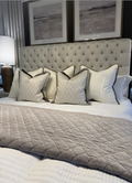 The Stone & Ivory Bed Cushion Set
