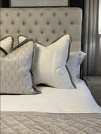 The Stone & Ivory Bed Cushion Set
