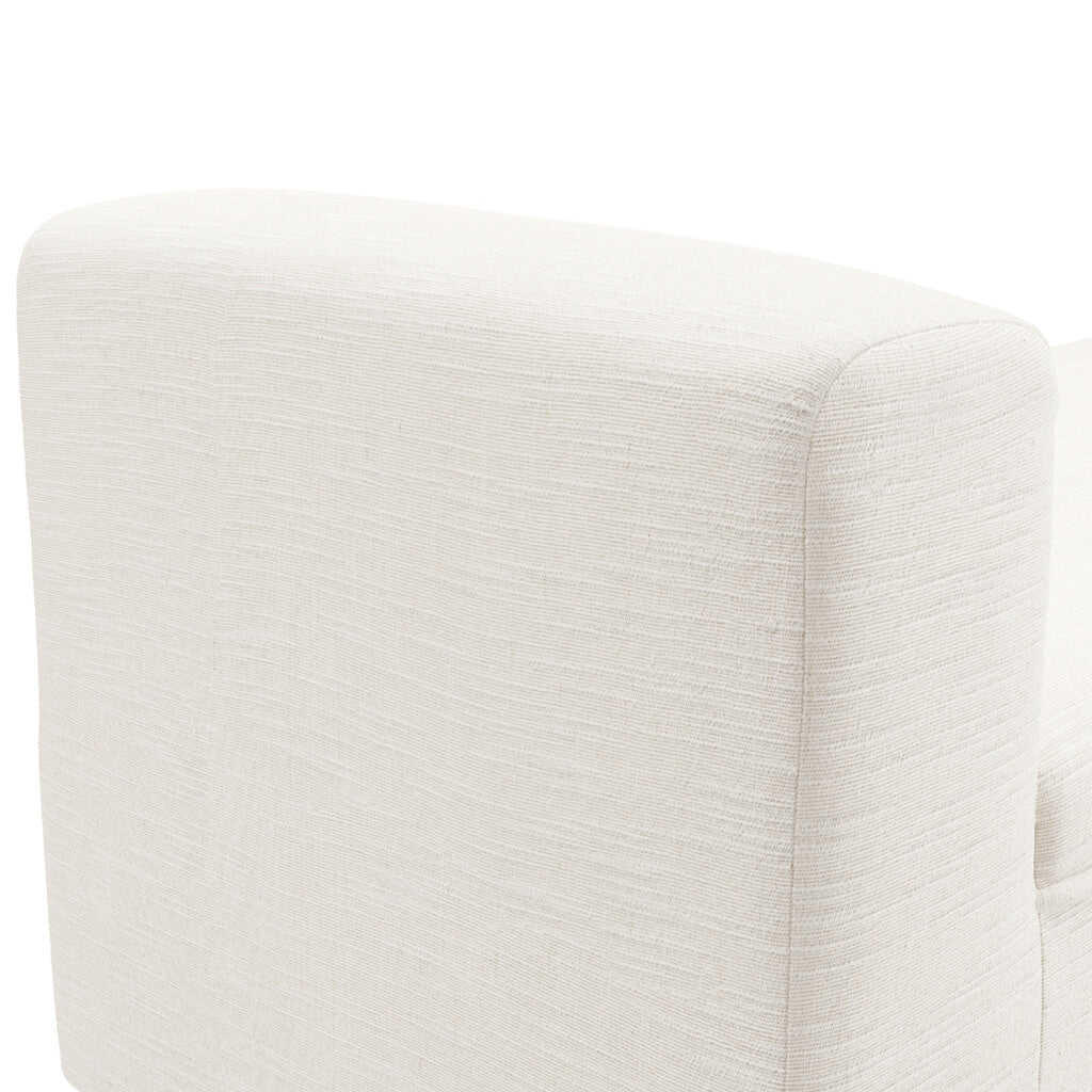 Ivory Linen Bench
