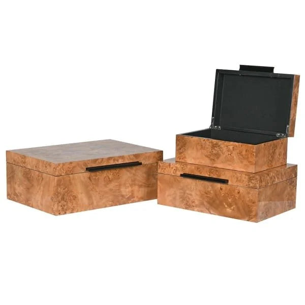 Set of 3 Marble Effect Boxes