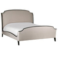 Black Upholstered Bed