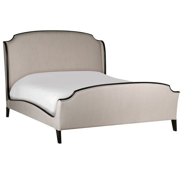 Black Upholstered Bed