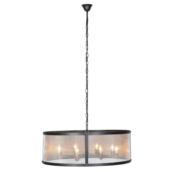 Black Iron Chandelier