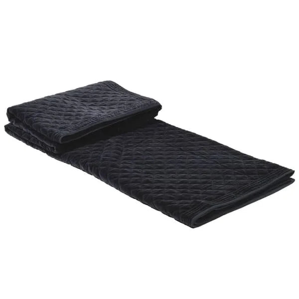 Superking Black Velvet Bedspread