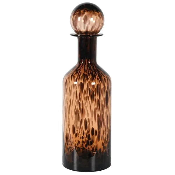 Tortoise Shell Effect Bottle with Ball Top