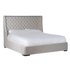 Studded Linen 6ft Super King-size Bed