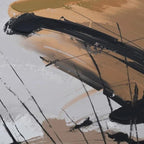 Abstract Tan Brush Stroke Canvas