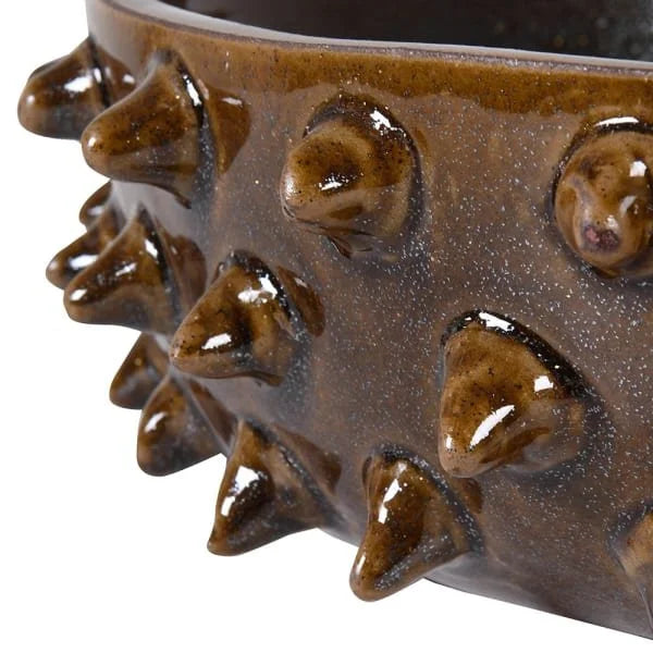 Mahogany Terracotta Spike Bowl
