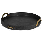 Hicks Shagreen Tray with Handles