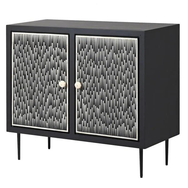 Black Rain 2 Door Sideboard