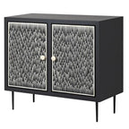 Black Rain 2 Door Sideboard