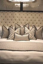 Limited Edition 'Kiri Silver' Bed Cushion Set